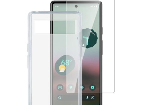 Google Pixel 6A 4smarts Second Glass X-Pro Clear Skærmbeskyttelse m. Monteringsramme - Case Friendly - Gennemsigtig Fashion