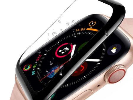 Apple Watch SE 6 5 4 44mm - Full-Fit - Skærmbeskyttelse - Sort Discount