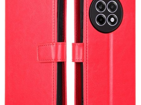 EIDERWOOD OnePlus 13R 5G Lædertekstur Flipcover - Rød For Cheap