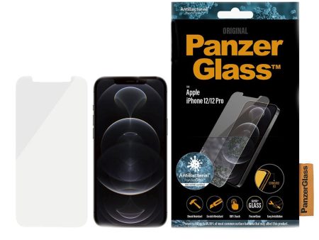 iPhone 12   12 Pro PanzerGlass AntiBacterial Standard Fit Skærmbeskyttelse - Gennemsigtig Hot on Sale