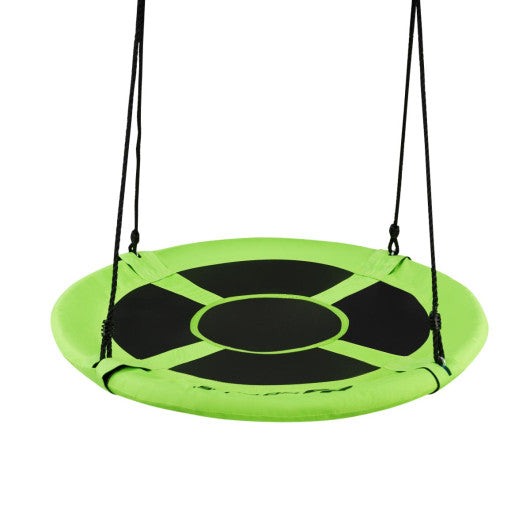 40 Inch Flying Saucer Tree Swing Indoor Outdoor Play Set-Green Online