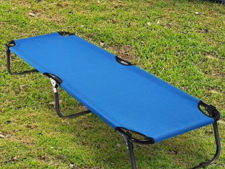 Folding Camping Bed Outdoor Portable Military Cot Sleeping Hiking Online now