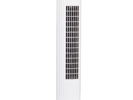 Fantask 35W 28 Inch Quiet Bladeless Oscillating Tower Fan-White For Sale