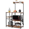 4 Tier Vintage Kitchen Baker s Rack Utility Microwave Stand-Coffee Online Sale