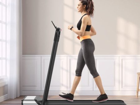 Ultra-thin Electric Folding Motorized Treadmill with LCD Monitor Low Noise Online now