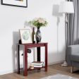 2-Tier Modern Compact End Table with Storage Shelf-Espresso Hot on Sale