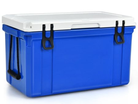 58 Quart Leak-Proof Portable Cooler  Ice Box for Camping-Blue Hot on Sale