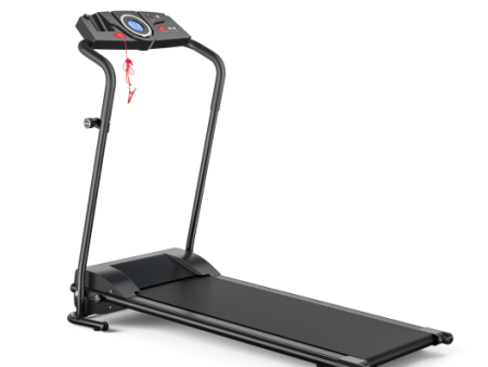 1.0 HP Electric Mobile Power Foldable Treadmill with Operation Display for Home For Cheap