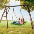 60 Inch Saucer Surf Outdoor Adjustable Swing Set-Green Discount