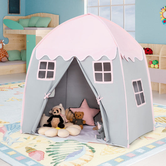 Portable Indoor Kids Play Castle Tent-Pink on Sale