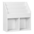 Kids Wooden Bookshelf Bookcase Children Toy Storage Cabinet Organizer White For Cheap