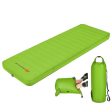 Self Inflating Folding Camping Sleeping Mattress with Carrying Bag-Green For Sale