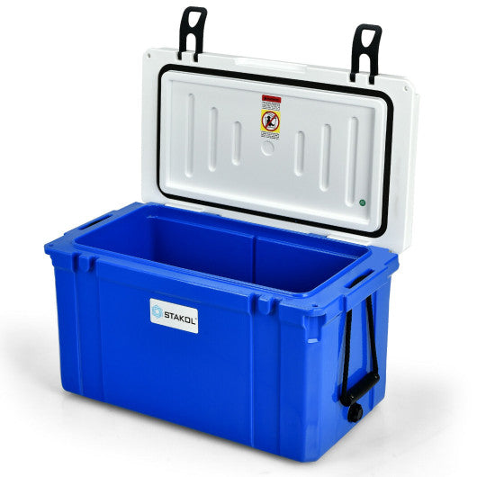 58 Quart Leak-Proof Portable Cooler  Ice Box for Camping-Blue Hot on Sale