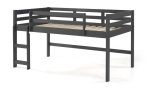 Twin Loft Bed Gray Finish For Sale