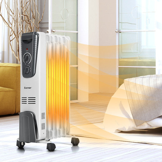 1500W Electric Space Heater with Adjustable Thermostat For Sale