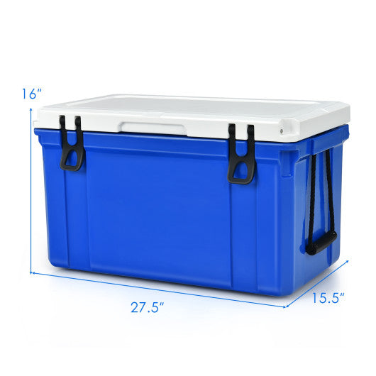 58 Quart Leak-Proof Portable Cooler  Ice Box for Camping-Blue Hot on Sale