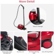 2000W Heavy Duty Multi-purpose Steam Cleaner Mop with Detachable Handheld Unit-Red Hot on Sale