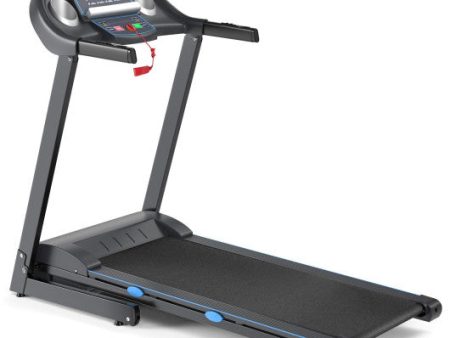 2.25 HP Folding Electric Motorized Power Treadmill with Blue Backlit LCD Display Online Hot Sale