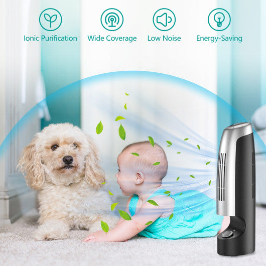 2 Pieces Mini Ionic Whisper Home Air Purifier for Dust and Smoke Sale