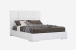 Contemporary White Queen Platform Bed Cheap