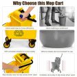 26 Quart Side Press Wringer Commercial Mop Bucket Online Sale