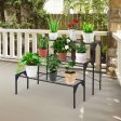 3 Tier Outdoor Metal Heavy Duty Modern for Multiple Plant Display Stand Rack Online