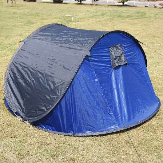 Waterproof 3-4 Person Camping Tent Automatic Pop Up Quick Shelter Outdoor Hiking Sale