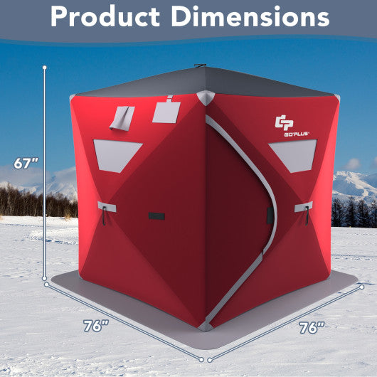 2-person Portable Ice Shelter Fishing Tent with Bag on Sale