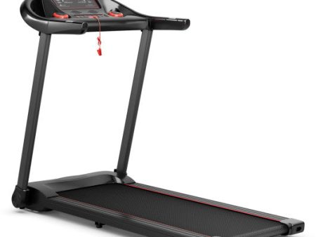 2.25HP Electric Running Machine Treadmill with Speaker and APP Control-Red Online Hot Sale