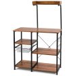 4 Tier Vintage Kitchen Baker s Rack Utility Microwave Stand-Coffee Online Sale