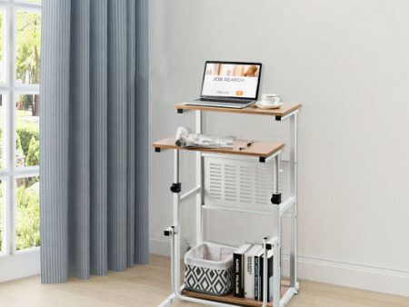 Height Adjustable Stand Up Desk Computer Workstation on Sale