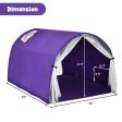 Kids Galaxy Starry Sky Dream Portable Play Tent with Double Net Curtain-Purple Fashion