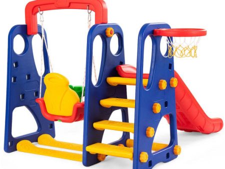 3-in-1 Junior Children Climber Slide Playset Sale