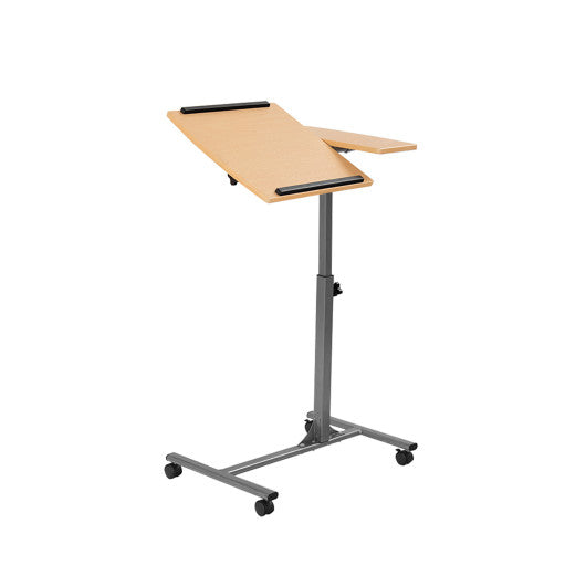 Adjustable Laptop Desk With Stand Holder And Wheels For Sale