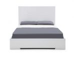 Contemporary White Queen Platform Bed Cheap