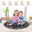 40 Inch Flying Saucer Tree Swing Outdoor Play Set with Adjustable Ropes Gift for Kids For Cheap