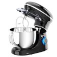 6.3 Qt 6 Speed 660W  Tilt-Head Food Stand Mixer-Black For Discount