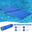 12 x 6 Feet 3 Layer Floating Water Pad-Blue Online now