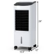 Evaporative Portable Air Cooler Fan Humidifier with Remote Control for Home and Office on Sale