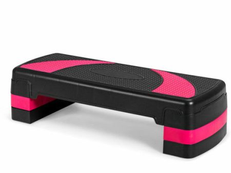 31 Inch Adjustable Exercise Aerobic Stepper with Non-Slip Pads For Sale