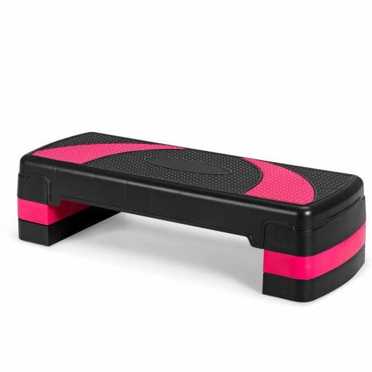 31 Inch Adjustable Exercise Aerobic Stepper with Non-Slip Pads For Sale