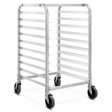 10 Sheets Aluminum Rolling Bakery Pan Rack on Sale