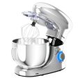 6.3 Quart Tilt-Head Food Stand Mixer 6 Speed 660W-Silver Online Sale