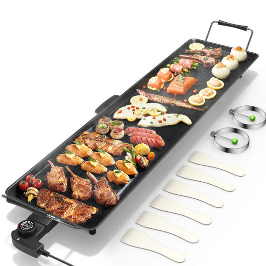 35 Inch Electric Griddle with Adjustable Temperature Supply