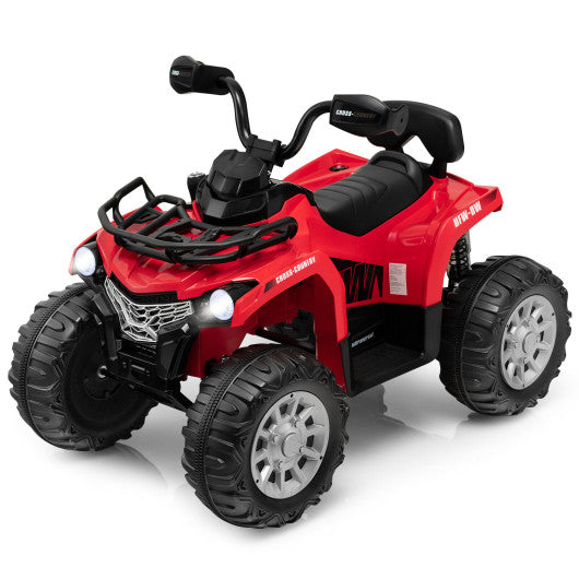 12V Kids Ride On ATV 4 Wheeler with MP3 and Headlights-Red Online now