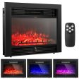 28.5 Inch Electric Fireplace Recessed with 3 Flame Colors Cheap