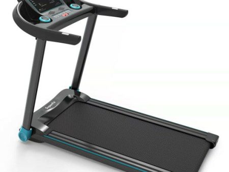 2.25HP Electric Running Machine Treadmill with Speaker and APP Control-Blue Discount