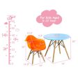 5 Piece Kids Mid-Century Colorful Table Chair Set Online