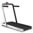 4.75HP 2 In 1 Folding Treadmill with Remote APP Control-White Discount