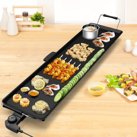 35 Inch Electric Griddle with Adjustable Temperature Supply